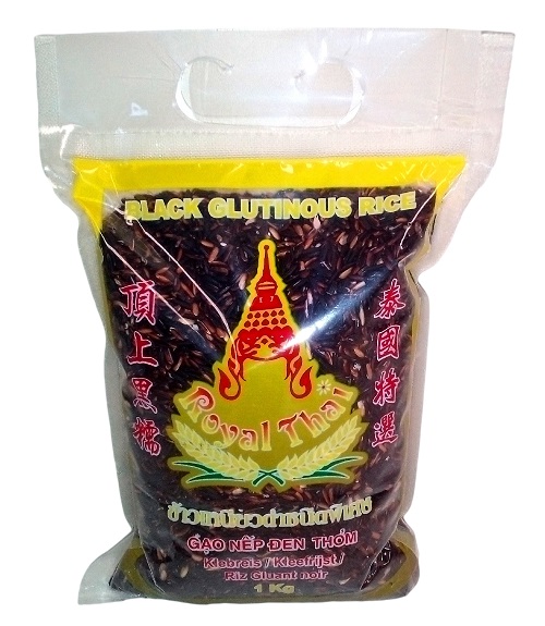 Riso glutinoso nero - Royal Thai 1 Kg.